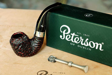 پیپ برایر پترسون Peterson راستیک خم مدل شرلوک هلمز Sherlock holms Baskerville