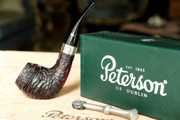پیپ برایر پترسون Peterson راستیک خم مدل شرلوک هلمز Sherlock holms Deerstalker