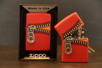 فندک زیپو اورجینال رنگ قرمز مدل زیپ 9728 Zippo
