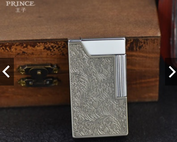 فندک بنزینی رانسون طرح نقره عربی Ronson Work 26 Silver Arabesque