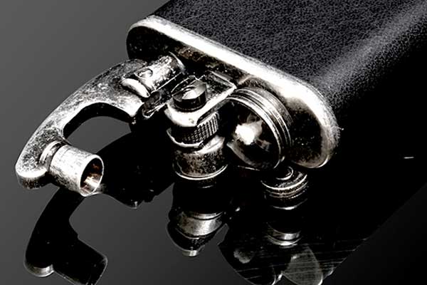 فندک کولبری مدل Colibri leather black 308-1032
