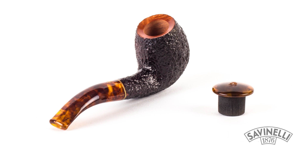 Savinelli tortuga 677 پیپ درپوش دار ساوینلی مدل تورتوگا راستیک