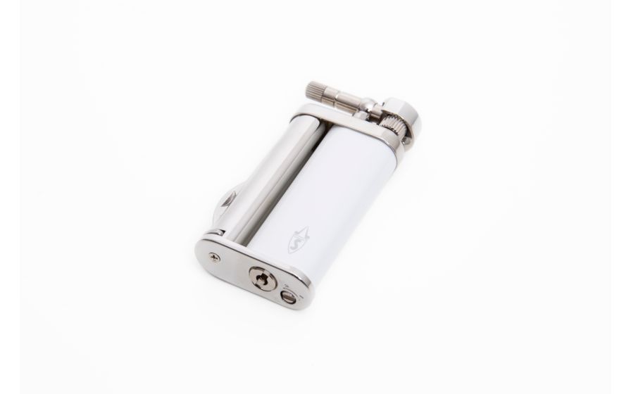 Savinelli lighter laquered white